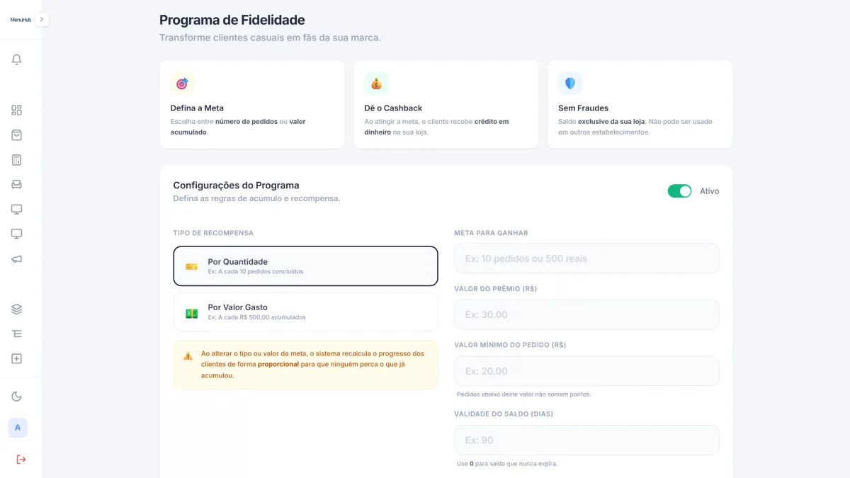 Programa de Fidelidade