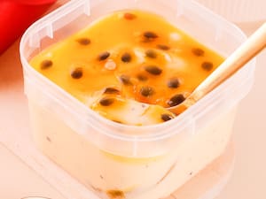 Sobremesa no Pote - Mousse de Maracujá